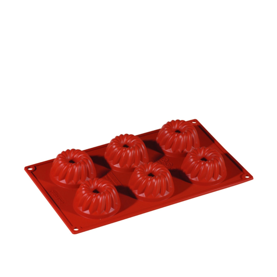 Moule à pâtisserie en silicone, moule à biscuits au sucre, 6 pcs - Pavoni dans le groupe Pâtisserie / Moules / Moules en silicone l\'adresse The Kitchen Lab (1827-13657)