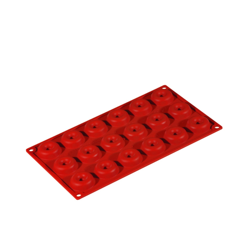 Moule à pâtisserie en silicone, savarin, 18 pcs - Pavoni dans le groupe Pâtisserie / Moules / Moules en silicone l\'adresse The Kitchen Lab (1827-13666)