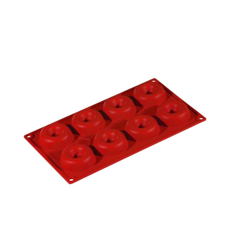 Moule à pâtisserie en silicone, savarin, 8 pcs - Pavoni dans le groupe Pâtisserie / Moules / Moules en silicone l\'adresse The Kitchen Lab (1827-13826)