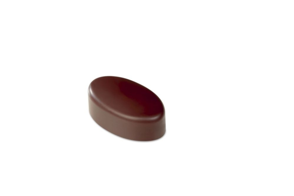 Moule praliné, PC115, ovale, lisse, 21 pralines - Pavoni dans le groupe Pâtisserie / Moules / Moules à chocolats l\'adresse The Kitchen Lab (1827-20281)