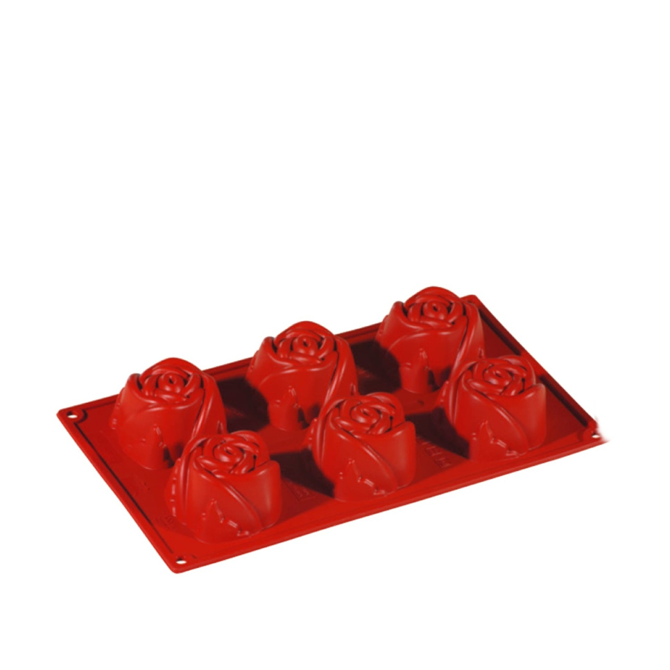 Moule à pâtisserie en silicone, rose, 6 pcs - Pavoni dans le groupe Pâtisserie / Moules / Moules en silicone l\'adresse The Kitchen Lab (1827-20830)