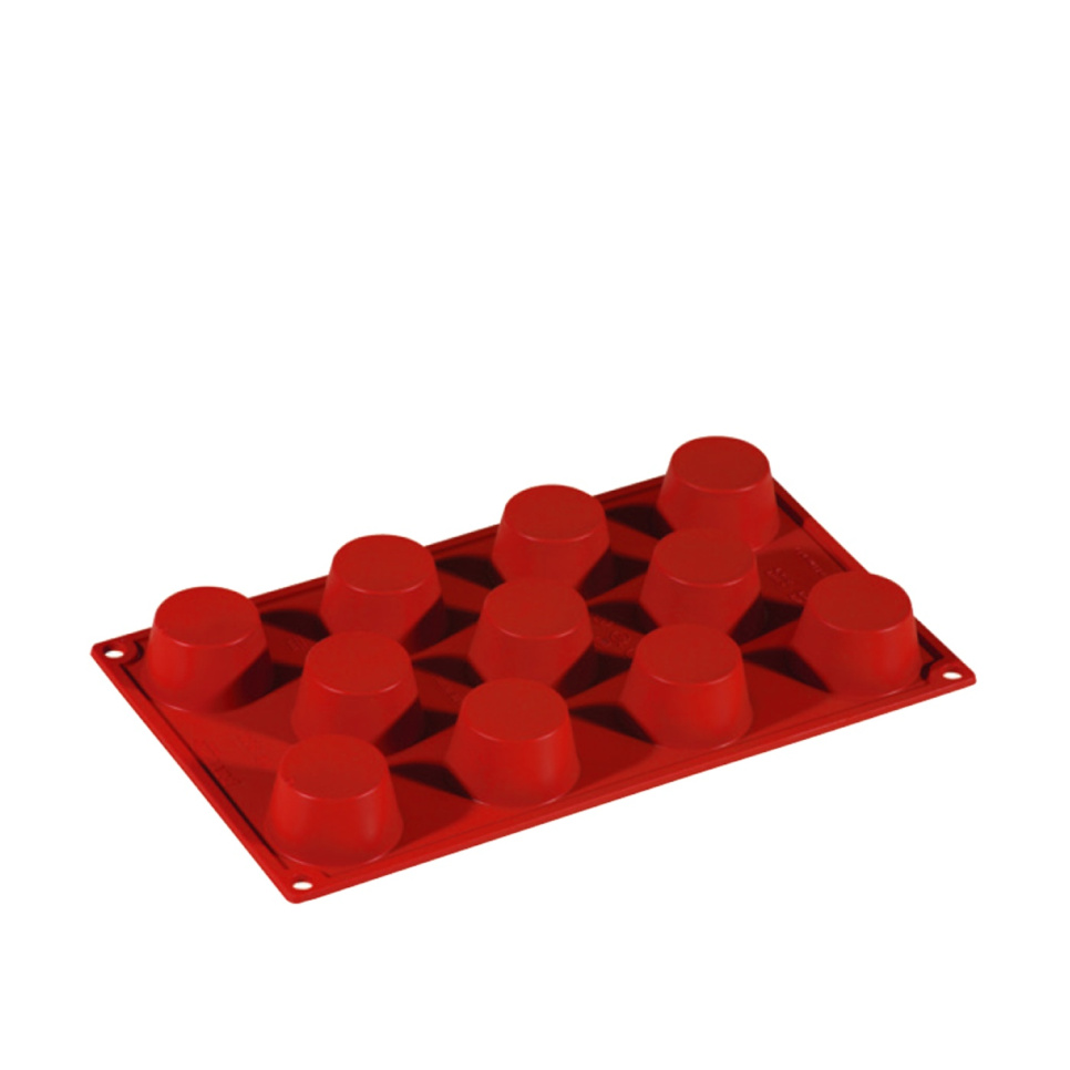 Moule à pâtisserie en silicone, petit cylindre, 11 pcs - Pavoni dans le groupe Pâtisserie / Moules / Moules en silicone l\'adresse The Kitchen Lab (1827-20836)