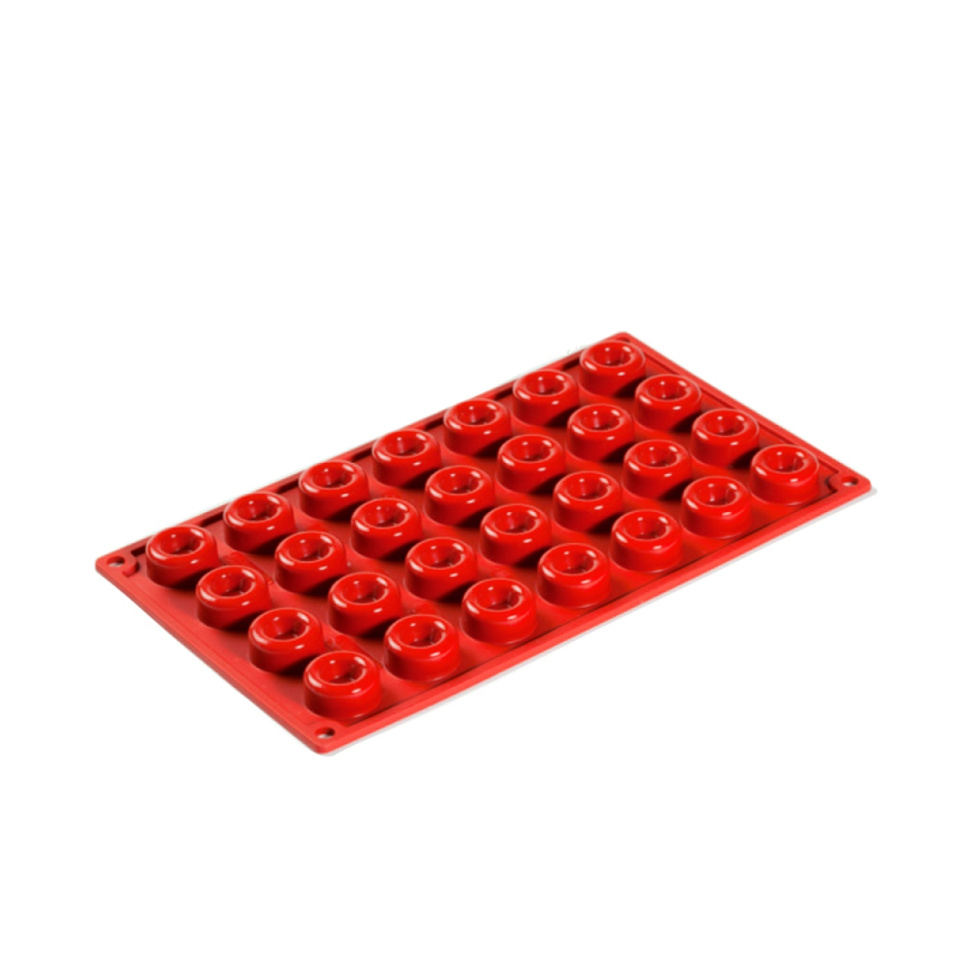 Moule à pâtisserie en silicone, petit savarin, 28 pcs - Pavoni dans le groupe Pâtisserie / Moules / Moules en silicone l\'adresse The Kitchen Lab (1827-20838)
