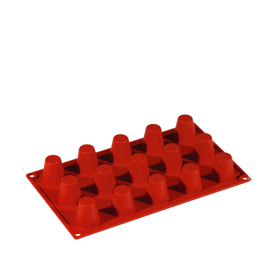 Moule à pâtisserie en silicone, petit cône, 15 pcs - Pavoni dans le groupe Pâtisserie / Moules / Moules en silicone l\'adresse The Kitchen Lab (1827-20854)