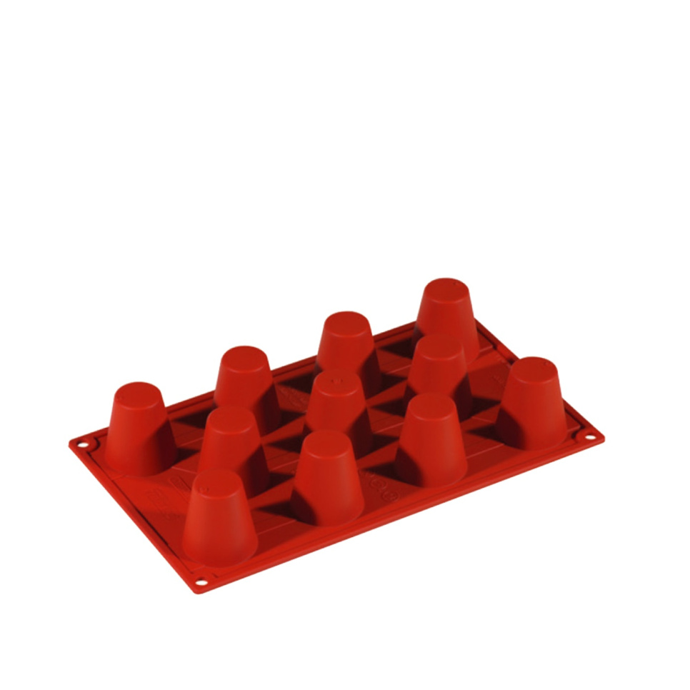 Moule à pâtisserie en silicone, cône, 11 pcs - Pavoni dans le groupe Pâtisserie / Moules / Moules en silicone l\'adresse The Kitchen Lab (1827-20855)