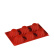 Moule à pâtisserie en silicone, brioche profonde, 6 pcs - Pavoni