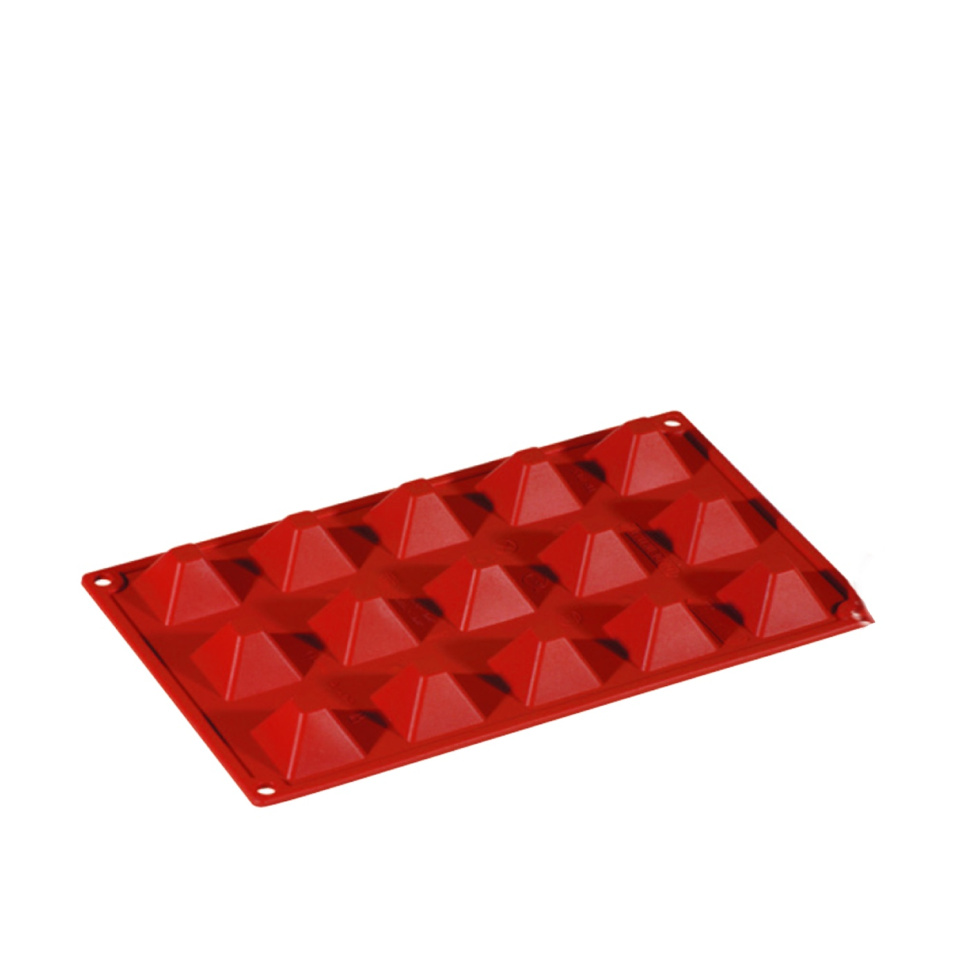 Moule à pâtisserie en silicone, petite pyramide, 15 pcs - Pavoni dans le groupe Pâtisserie / Moules / Moules en silicone l\'adresse The Kitchen Lab (1827-20861)