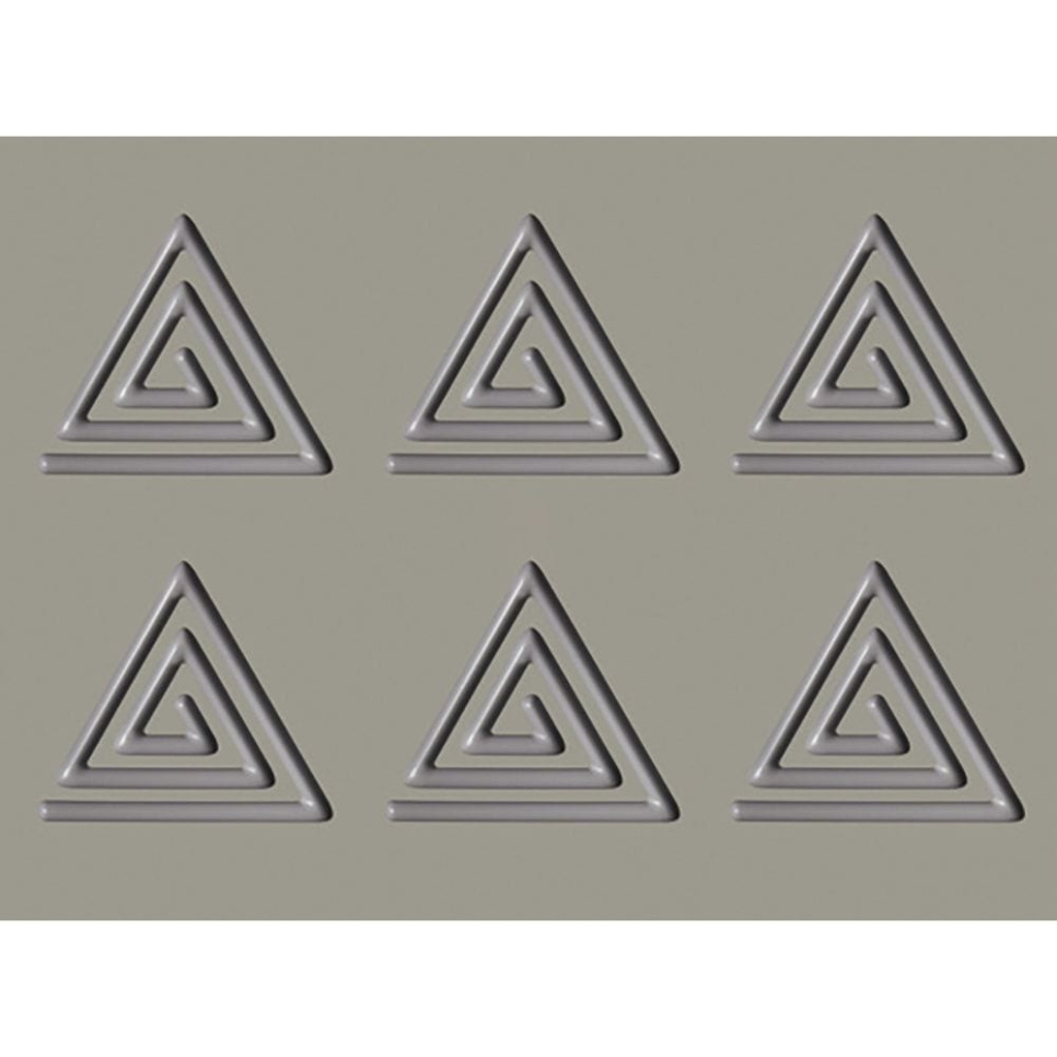 Moule silicone, Spirale triangulaire, Gourmand – Pavoni dans le groupe Pâtisserie / Moules / Moules en silicone l\'adresse The Kitchen Lab (1827-22278)