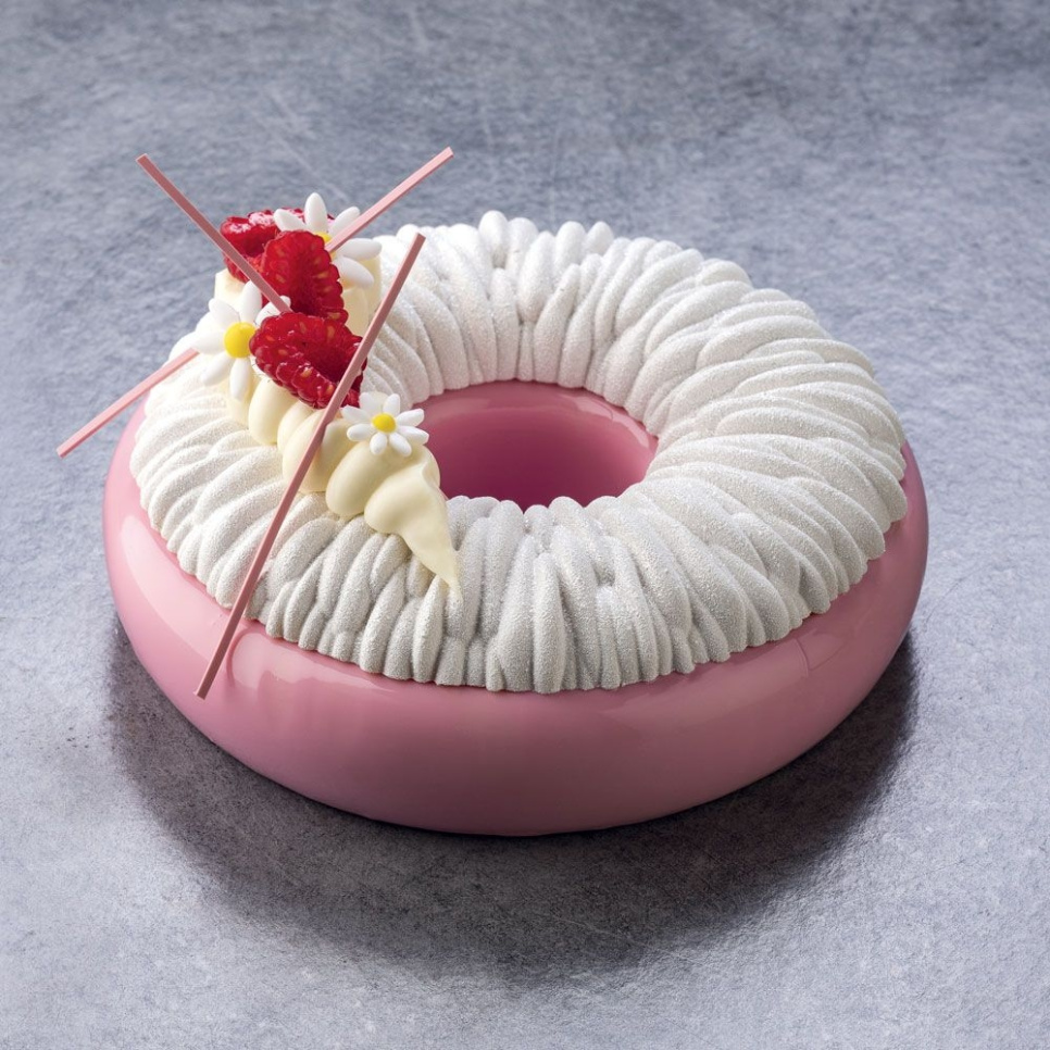 Forme de gâteau en silicone, deux parties, kit de gâteau 3D, KE070, Corolla, Ø18cm - Pavoni dans le groupe Pâtisserie / Moules / Moules en silicone l\'adresse The Kitchen Lab (1827-27463)
