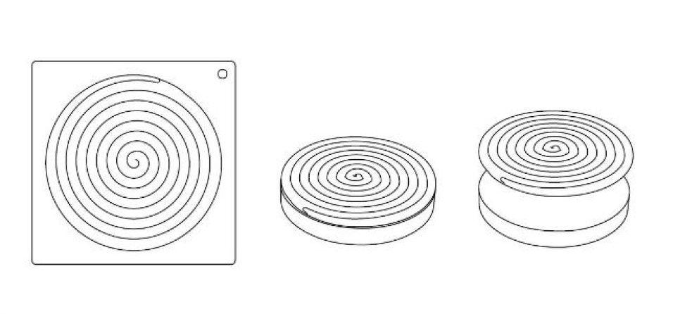 Forme de gâteau en haut à gâteau en silicone, top06, ipnosi, Ø16cm - Pavoni