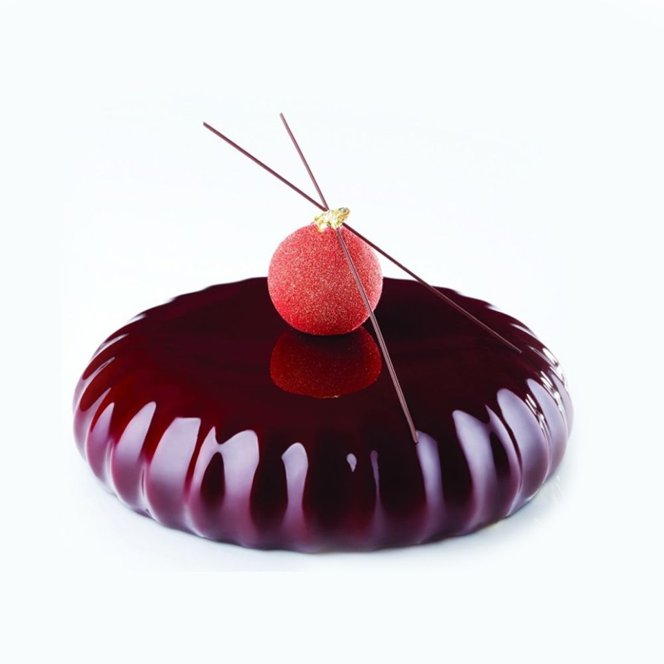 Forme de gâteau dans le gâteau en silicone 3D, KE013, Plissée, Ø18cm - Pavoni dans le groupe Pâtisserie / Moules / Moules en silicone l\'adresse The Kitchen Lab (1827-27466)