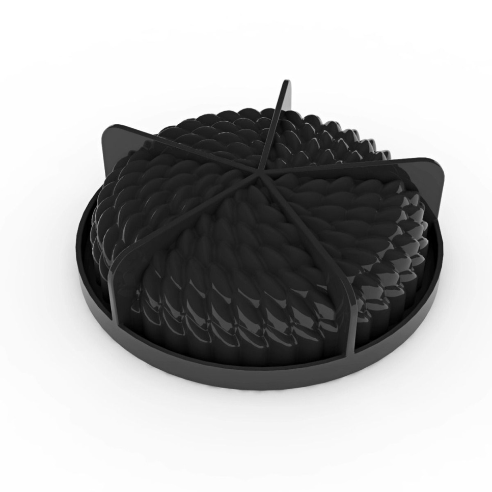 Forme de gâteau en silicone 3D Cake, Ke074, Facon Saint-Honoré, Ø18cm - Pavoni