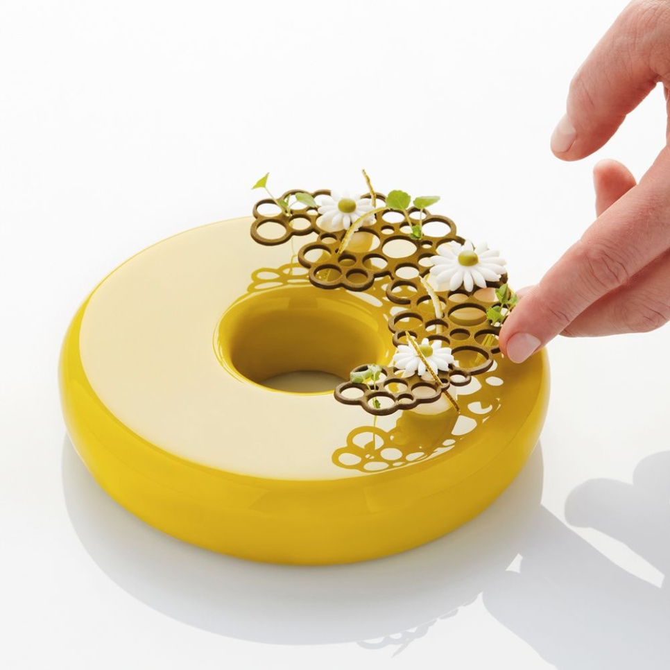 Forme de silicone pour Tuile Pr004, cercles en couronne, pavodecor - Pavoni