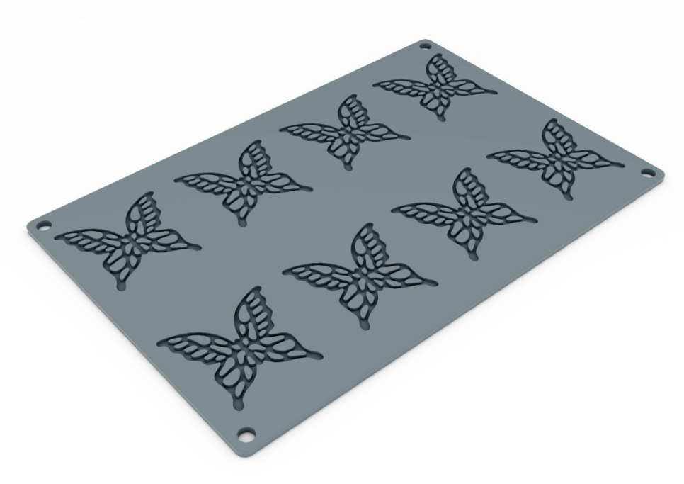 Forme de silicone pour Tuile GG050 Grand papillon, gourmand - Pavoni dans le groupe Pâtisserie / Moules / Moules en silicone l\'adresse The Kitchen Lab (1827-27489)
