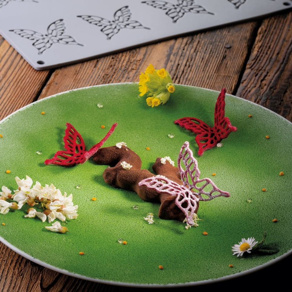 Forme de silicone pour Tuile GG050 Grand papillon, gourmand - Pavoni