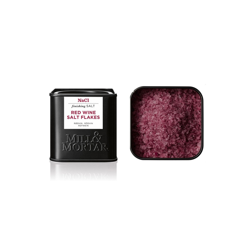 Sel de vin rouge, 80 grammes - Mill & Mortar dans le groupe Cuisine / Épices et Arômes / Sel l\'adresse The Kitchen Lab (1840-21830)