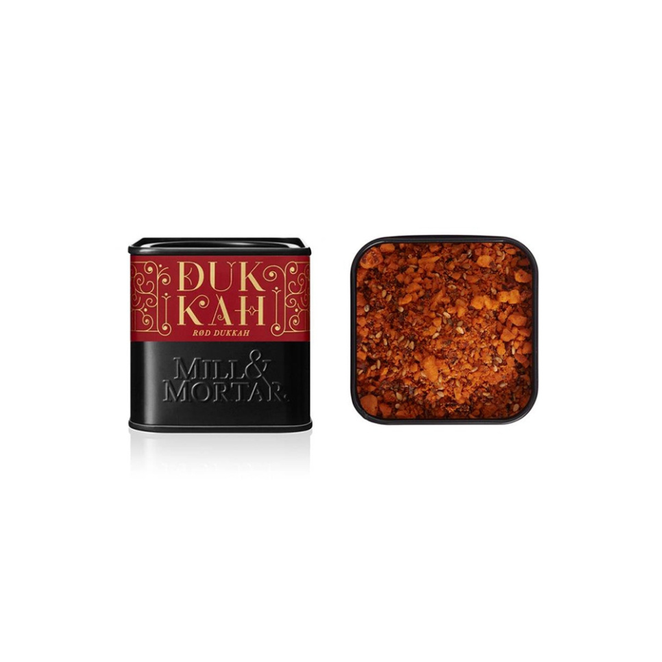Dukkah rouge, bio, 75 grammes - Mill & Mortar dans le groupe Cuisine / Épices et Arômes l\'adresse The Kitchen Lab (1840-21845)