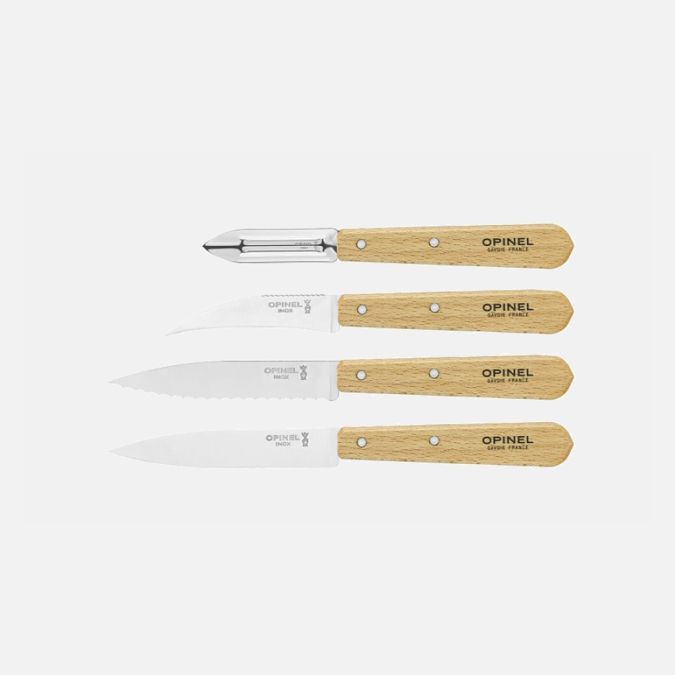 Set de 4 couteaux, Nature, Essentials - Opinel