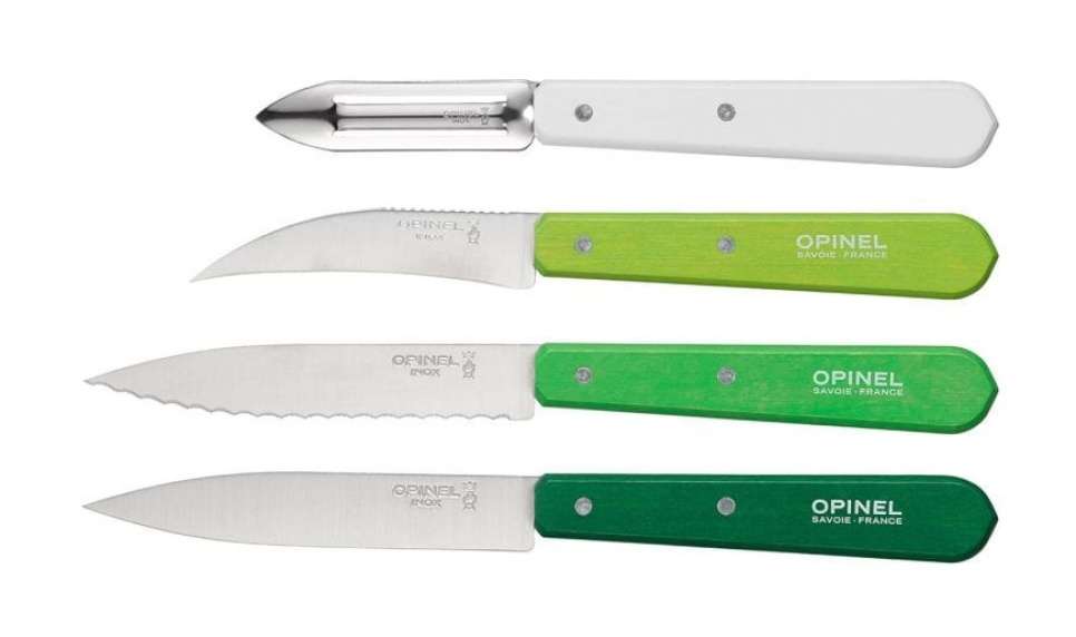 Coffret de couteaux en quatre parties, Primavera, Les Essentiels - Opinel dans le groupe Cuisine / Couteaux de cuisine / Set de couteaux l\'adresse The Kitchen Lab (1861-22653)