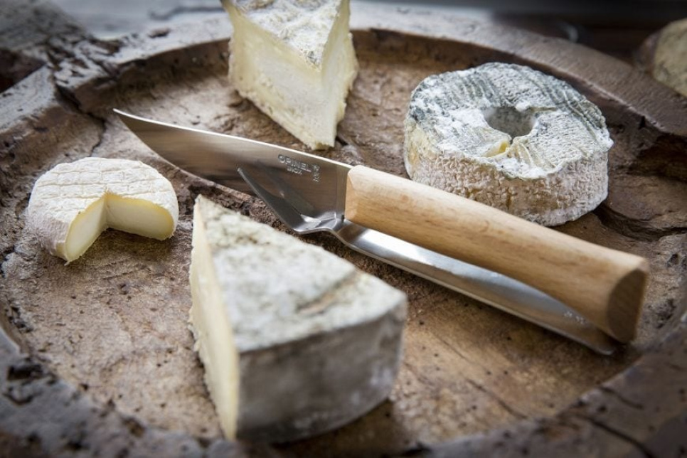 Couteau à fromage avec fourchette - Opinel