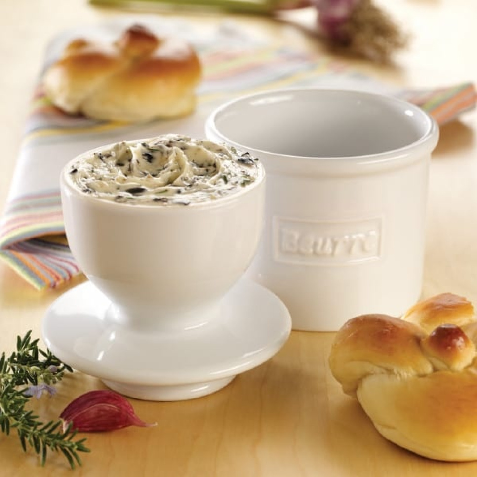 Cloche à beurre, Retro Café Blanc - Butter Bell®