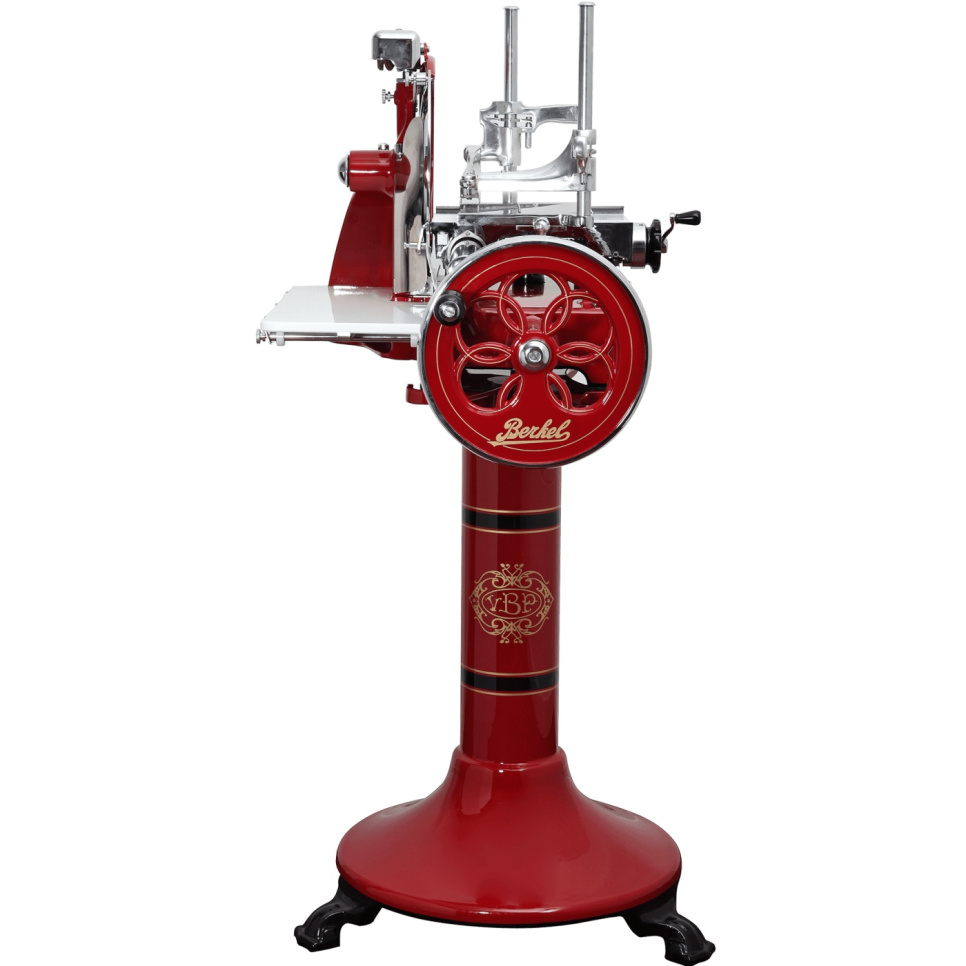 Support pour Slicer P15, Rouge avec décor doré - Berkel dans le groupe Électroménager / Couper et râper / Machines de découpe / Accessoires pour machines de découpe l\'adresse The Kitchen Lab (1870-22937)