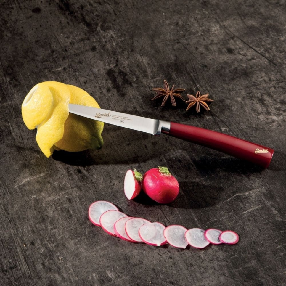 Couteau d\'office, 11 cm, Elegance Rouge - Berkel