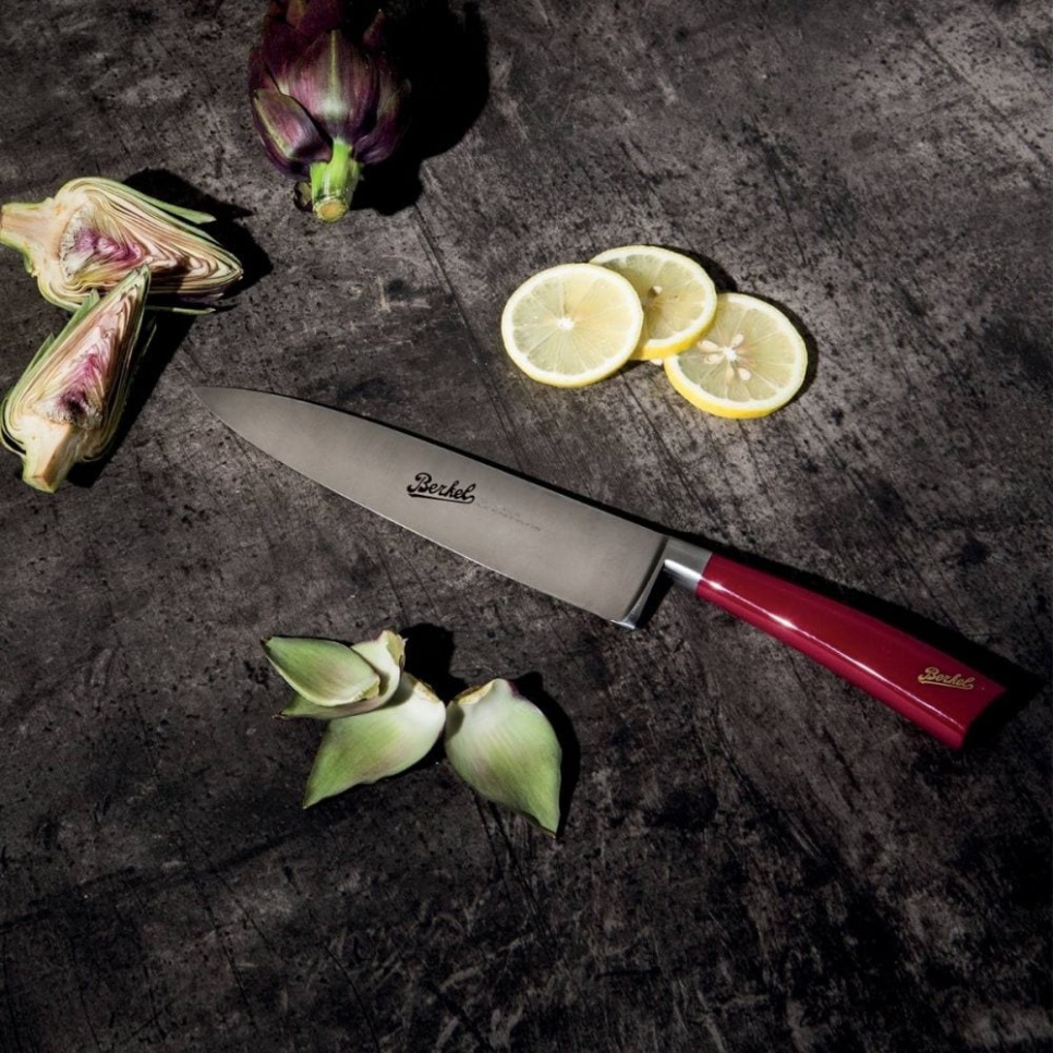 Couteau de chef, 25 cm, Elegance Rouge - Berkel