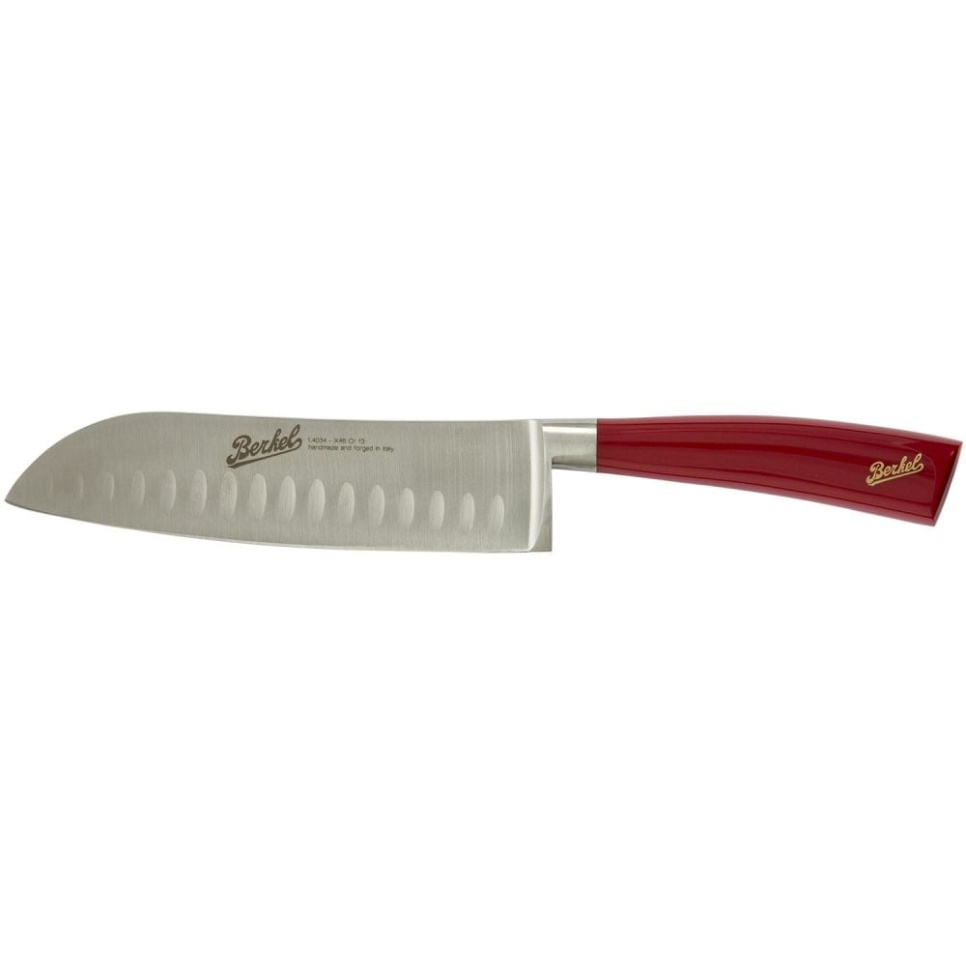 Couteau Santoku, 18 cm, Rouge Élégance - Berkel dans le groupe Cuisine / Couteaux de cuisine / Couteaux Santoku l\'adresse The Kitchen Lab (1870-23970)