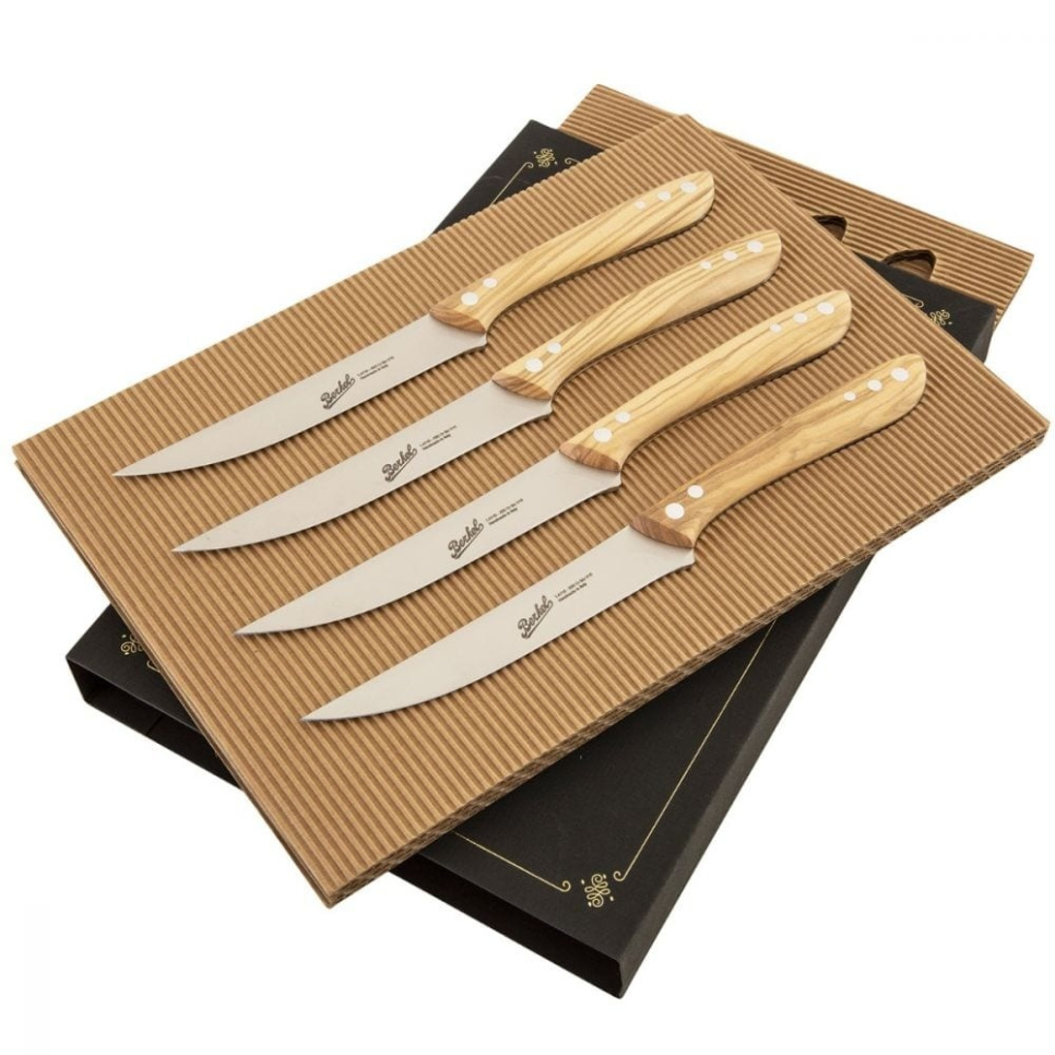 Couteaux à steak, pack de 4, Maxi Olive - Berkel