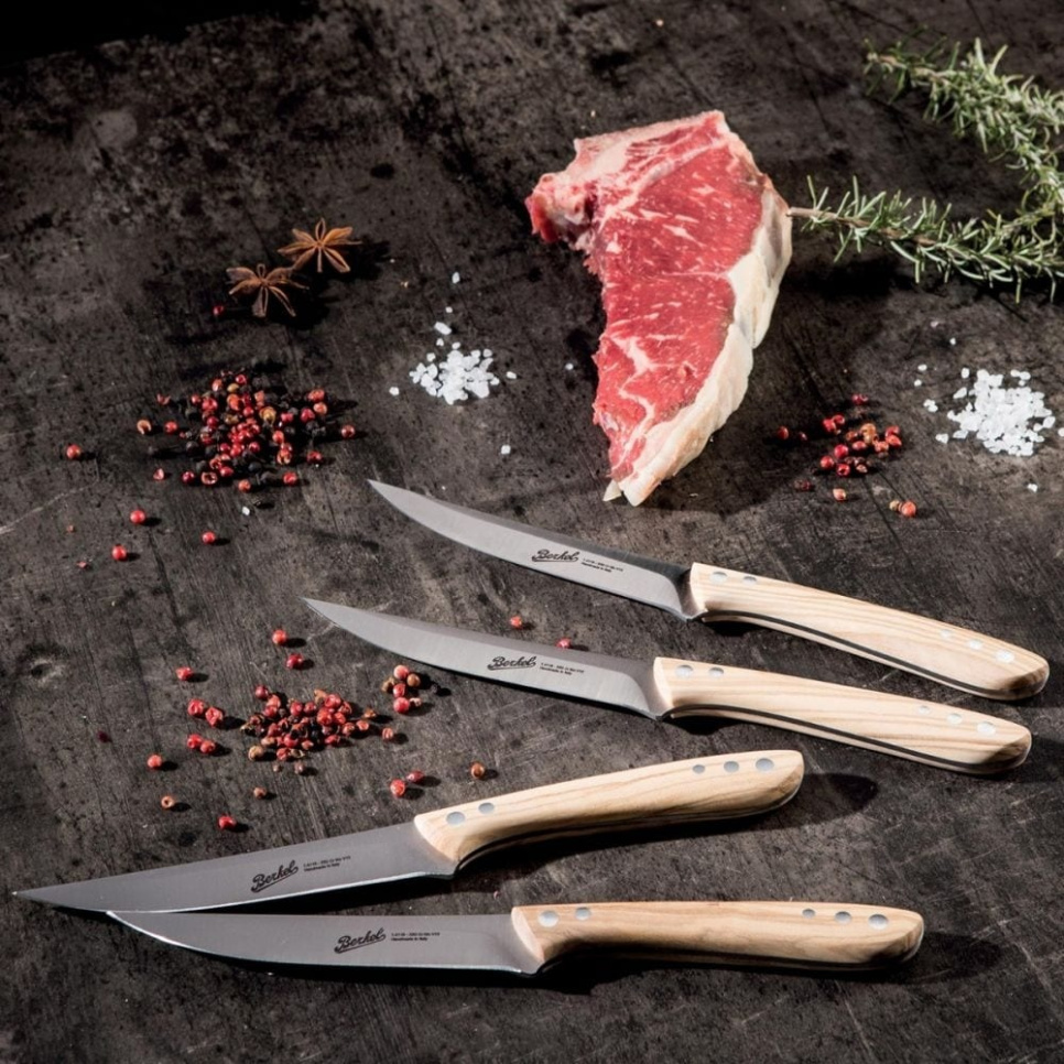Couteaux à steak, pack de 4, Maxi Olive - Berkel