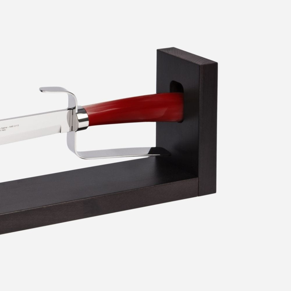Sabre à champagne avec support en bois, 52 cm, Elegance Red - Berkel