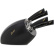 Bloc à couteaux en cuir avec cinq couteaux, Elegance Black - Berkel