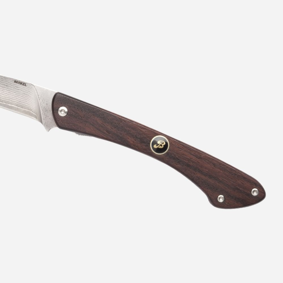 Couteau pliant damas 12 cm manche palissandre - Berkel