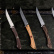 Couteau pliant damas 12 cm manche palissandre - Berkel
