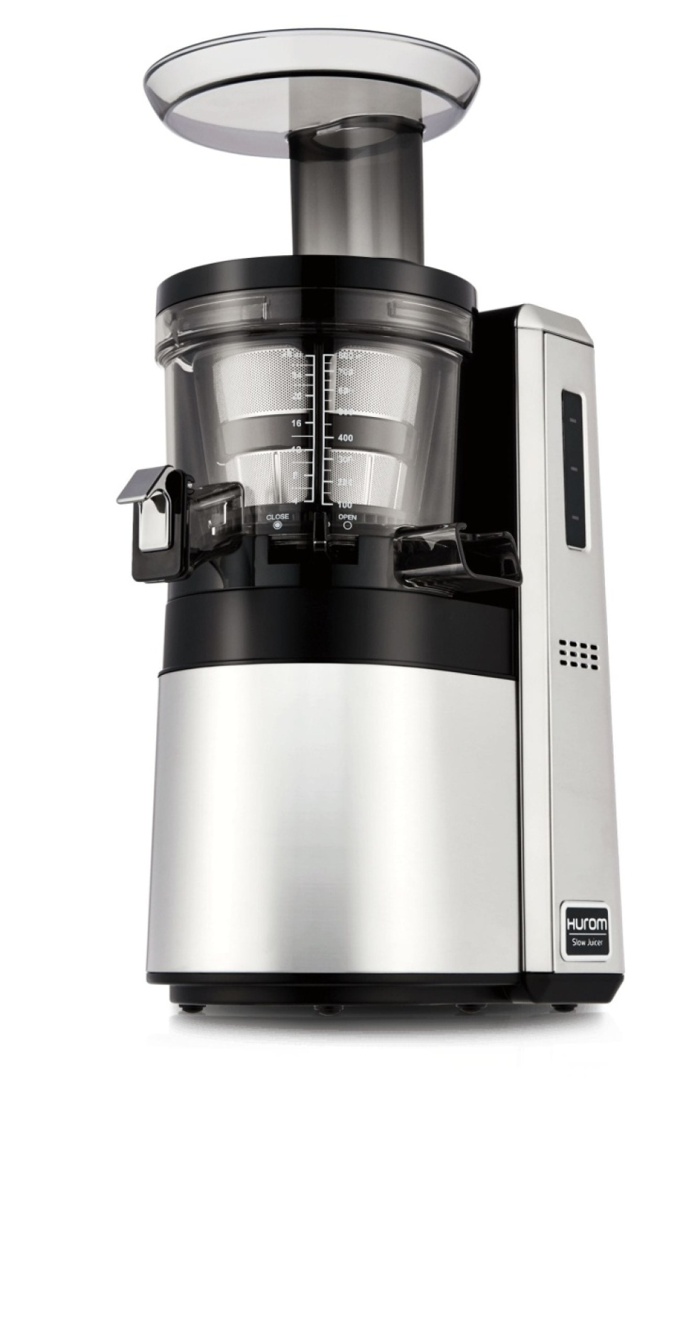 Extracteur de jus professionnel, HW-SBE18, inox - Hurom dans le groupe Électroménager / Centrifugeuses et extracteurs de jus / Extracteurs de jus l\'adresse The Kitchen Lab (1904-23591)