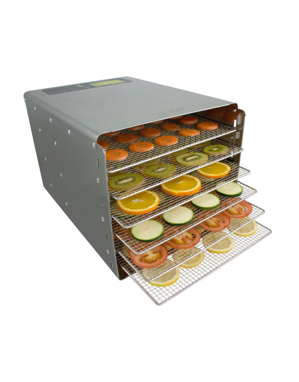 Armoire de séchage Mini DH02 en inox avec écran tactile, 6 plateaux - Byzoo dans le groupe Électroménager / Autre Électroménager / Armoire de vieillissement à sec l\'adresse The Kitchen Lab (1975-26116)