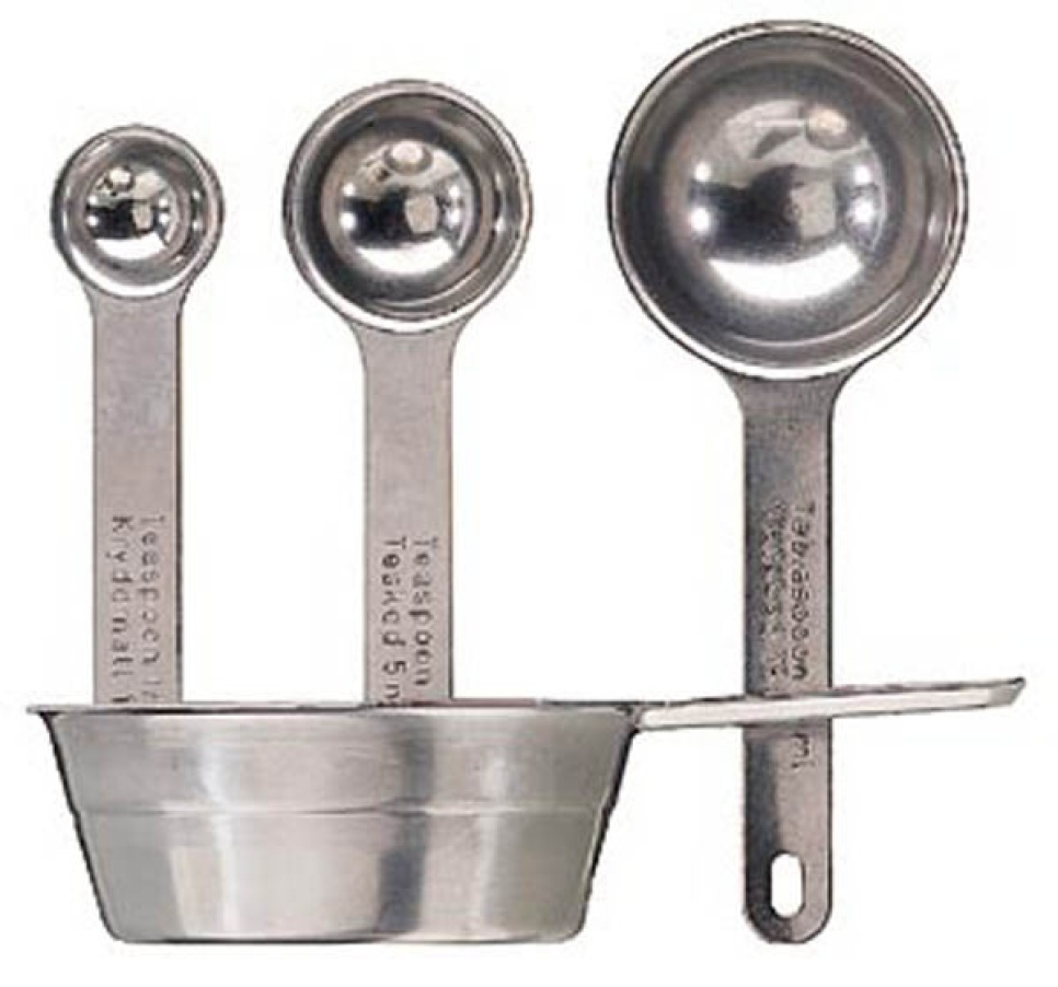 Set de mesure en quatre parties - Jonas of Suède dans le groupe Cuisine / Jauges et verres doseurs / Mesure volumétrique l\'adresse The Kitchen Lab (1983-26716)