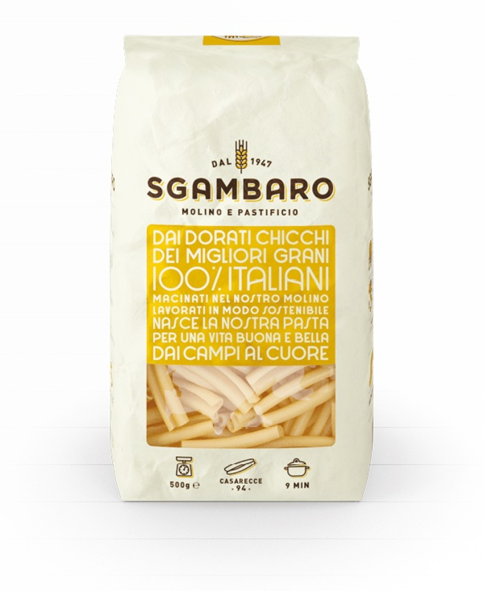 Casarecce Linea Gialla Marco Aurelio, 500g - Sgambaro dans le groupe Cuisine / Autour du monde l\'adresse The Kitchen Lab (2022-28321)