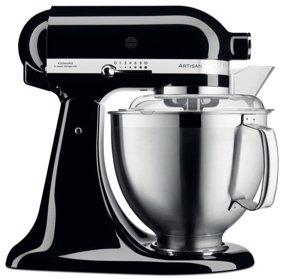 Assistant de cuisine, Artisan 5KSM185PS, Noir Onyx - KitchenAid dans le groupe Électroménager / Mixer et hacher / Robots de cuisine l\'adresse The Kitchen Lab (2069-26681)