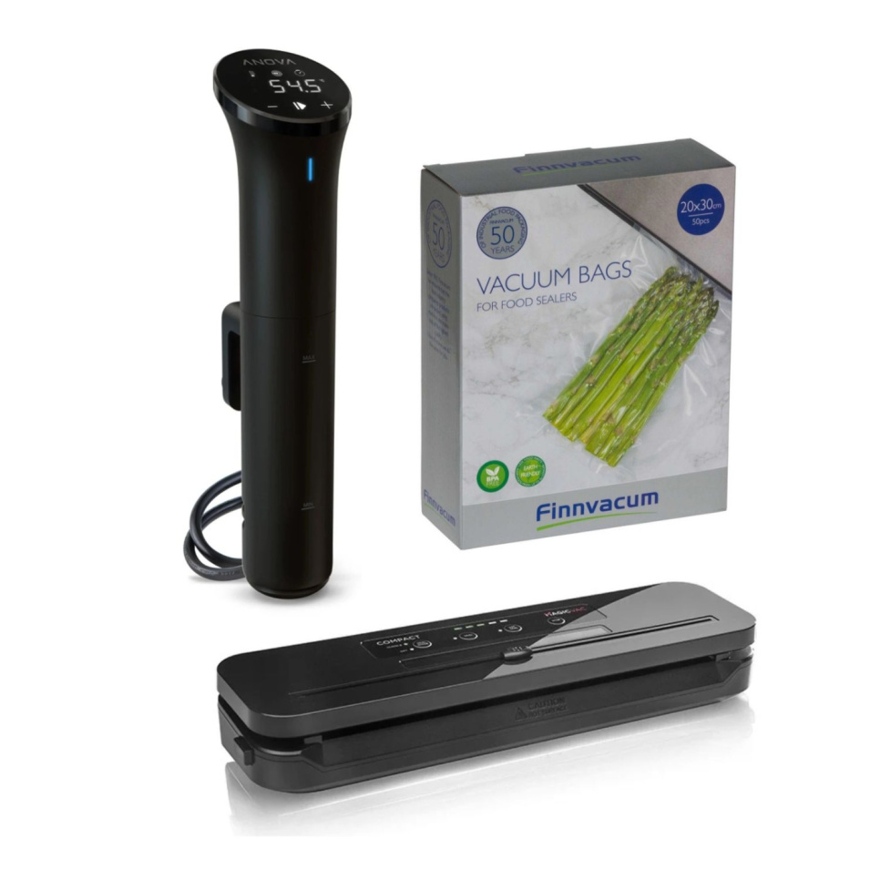 Kit Sous Vide, Anova Nano 2.0 / Magic Vac Compact - Anova dans le groupe Cuisine / La cuisson sous vide / Sacs à fermeture et aspirants l\'adresse The Kitchen Lab (2075-36664)