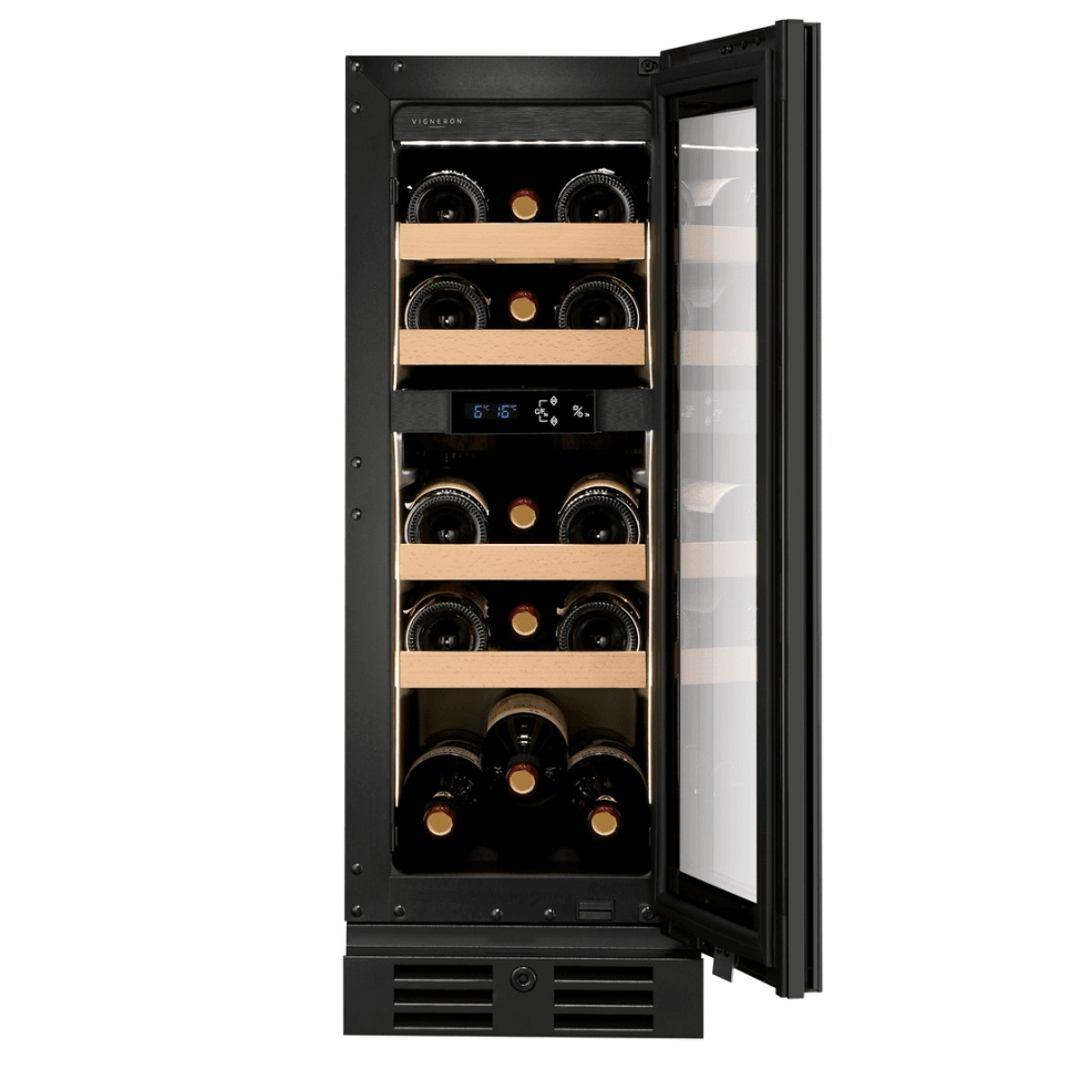 Cave à vin Designline 30, Double zone, Noir, 718 - Vigneron
