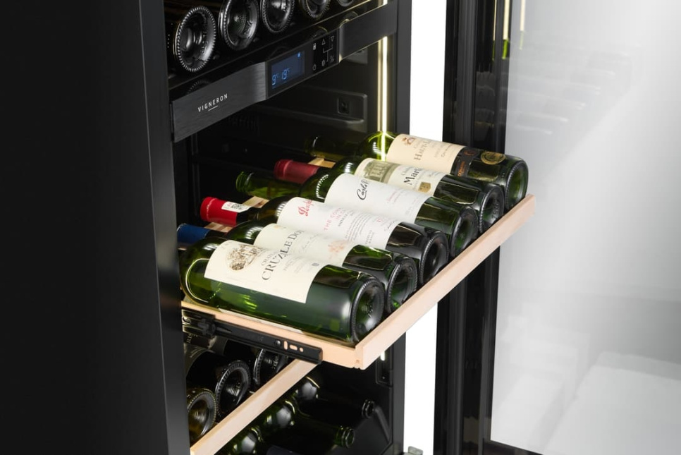 Cave à vin Kitchen Built-in 130, Double zone, Noir - Vigneron