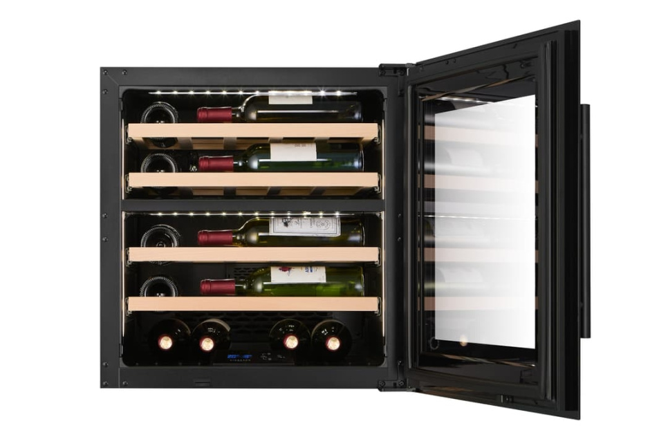 Cave à vin Kitchen Built-in 60, Double zone, Noir - Vigneron