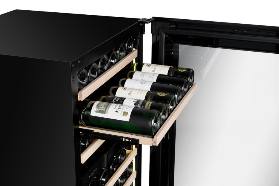 Cave à vin Kitchen Built-in 90, Double zone, Noir - Vigneron