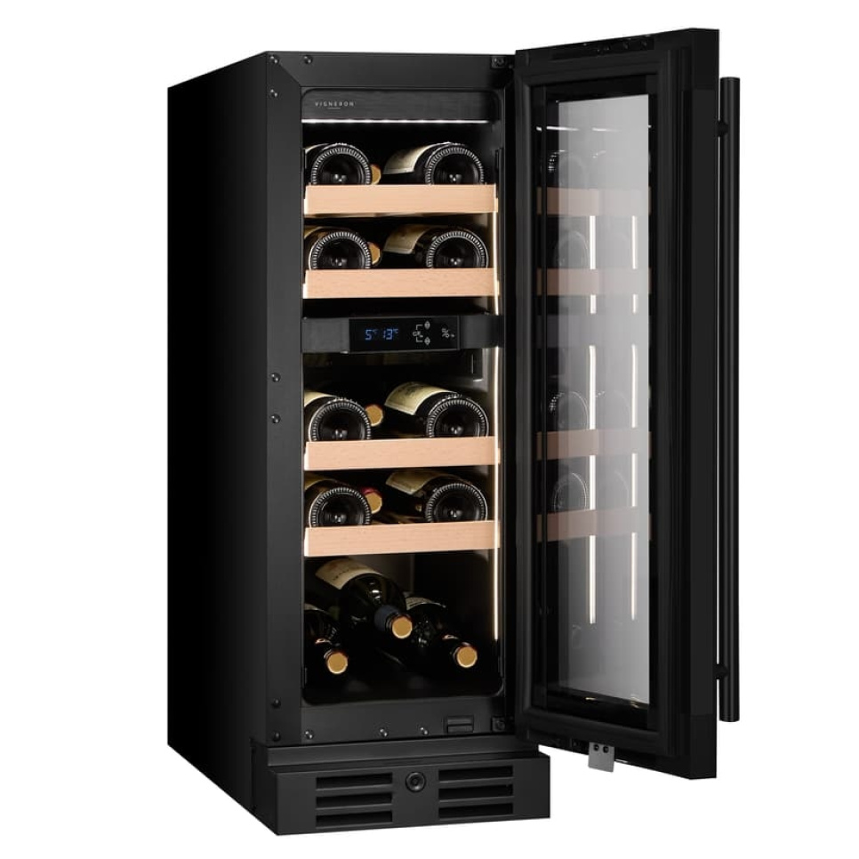 Cave à vin Kitchen Collection 30, Double zone, Noir - Vigneron