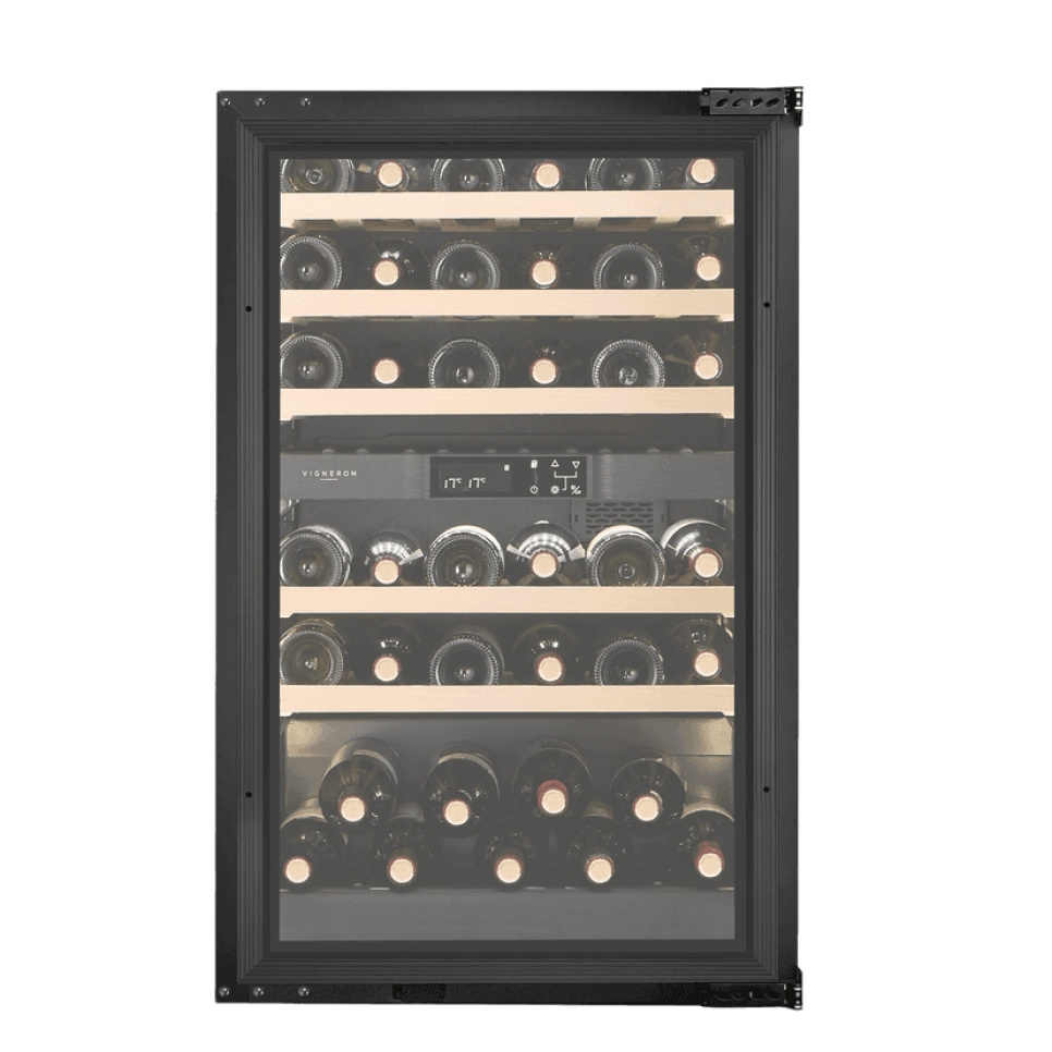 Cave à vin Kitchen Integrated 90, Double zone - Vigneron dans le groupe Électroménager / Conserver au frais et congeler / Caves à vins réfrigérées l\'adresse The Kitchen Lab (2140-35593)