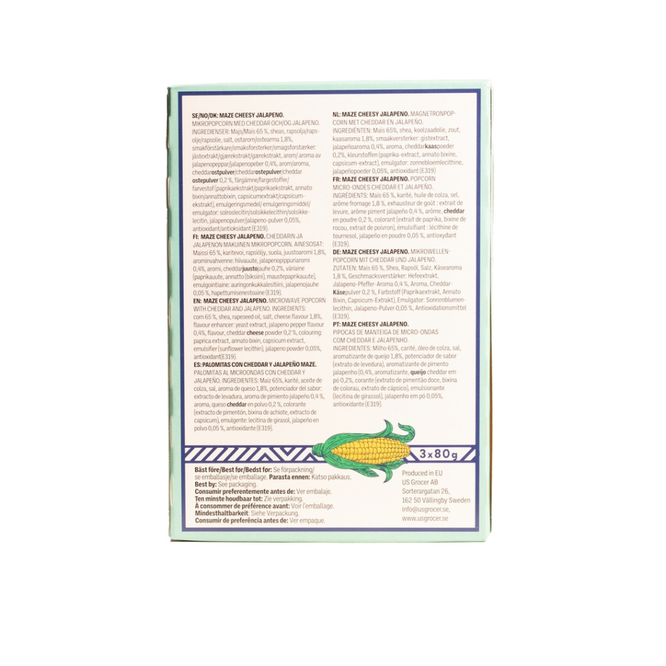 Popcorn 3x80 g - Maze