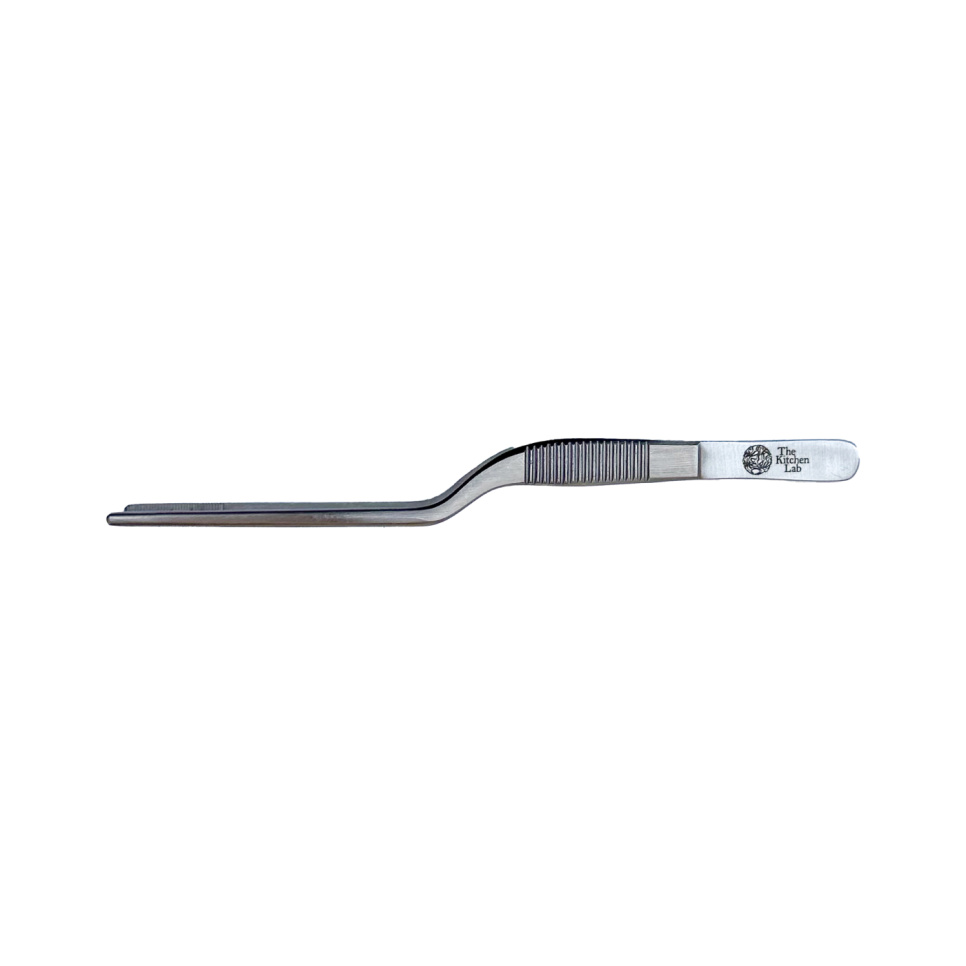 Pince à épiler, offset, 20cm, argent - The Kitchen Lab dans le groupe Cuisine / Ustensiles de cuisine / Pinces l\'adresse The Kitchen Lab (2177-28870)