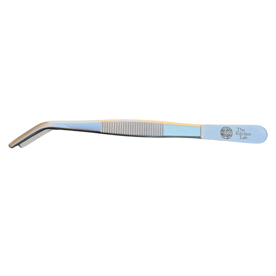 Pince de dressage coudée, 14 cm, argent - The Kitchen Lab dans le groupe Cuisine / Ustensiles de cuisine / Pinces l\'adresse The Kitchen Lab (2177-35985)